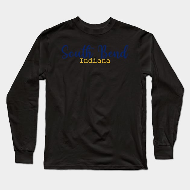 South Bend Notre Dame Long Sleeve T-Shirt by vickykuprewicz